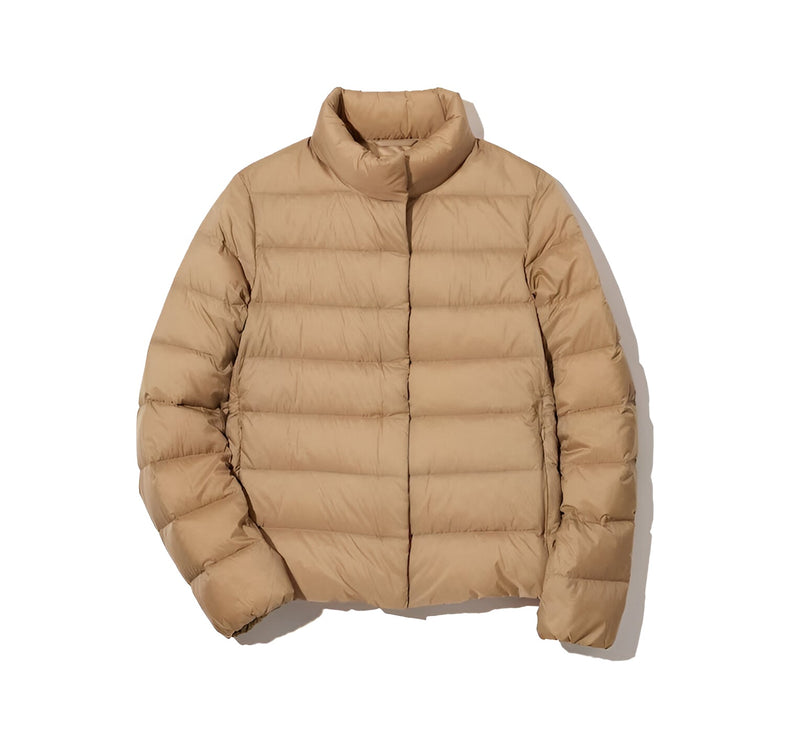 Uniqlo Women's Ultra Light Down Jacket 32 Beige - Special Price - Ready to Ship