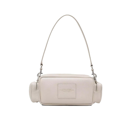 Marc Jacobs Women's The Leather Cargo Bag Cotton Silver