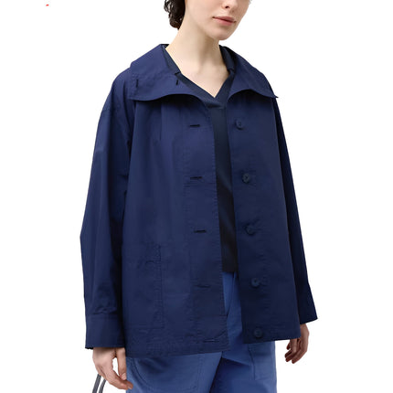 Uniqlo Unisex Light Cotton Oversized Jacket 68 Blue