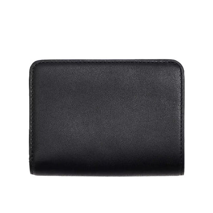 Marc Jacobs Women's The Leather J Marc Mini Compact Wallet Black