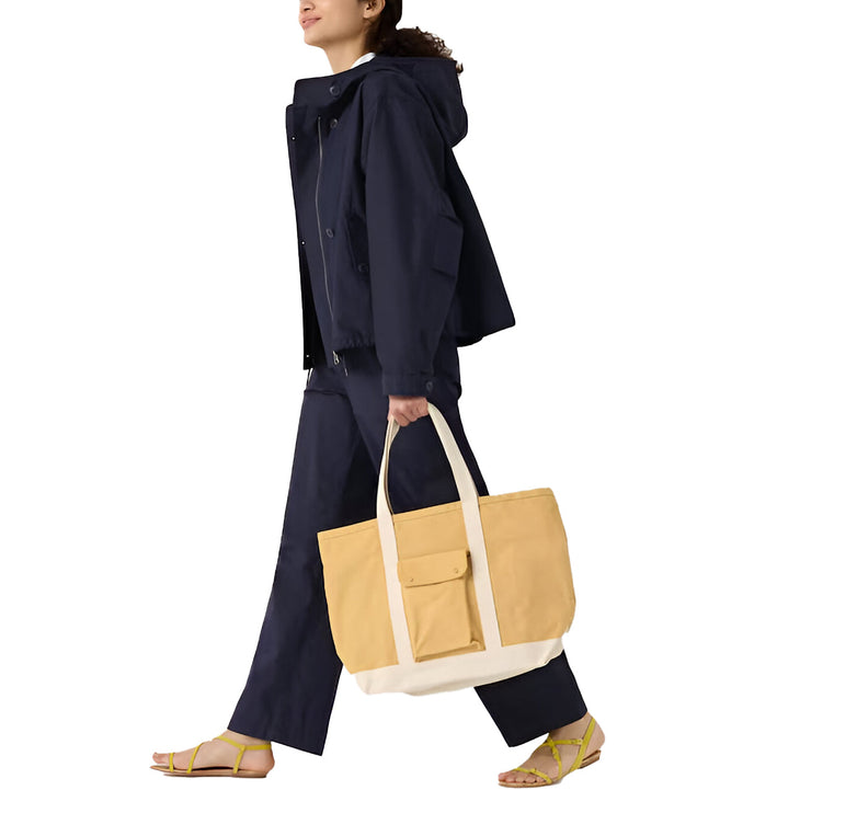 Uniqlo Unisex Canvas Tote Bag 69 Navy