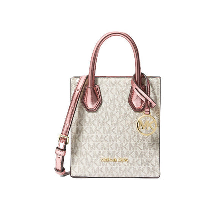 Michael Kors Women's Mercer Extra Small Signature Logo Crossbody Bag Primrose Multi - Ready to Ship