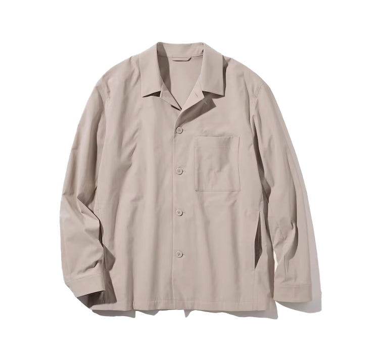 Uniqlo Unisex AirSense Shirt Jacket Olive