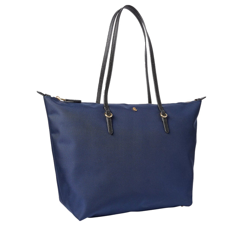 Polo Ralph Lauren Women's Medium Nylon Keaton Tote Navy - Hemen Kargoda