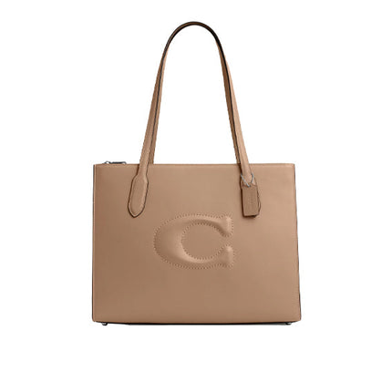 Coach Women's Nina Tote Silver/Taupe