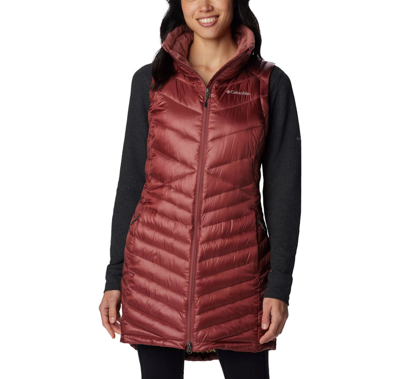 Columbia Women's Joy Peak Long Vest Beetroot