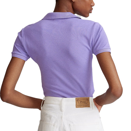 Polo Ralph Lauren Women's Slim Fit Stretch Polo Shirt Cactus Purple