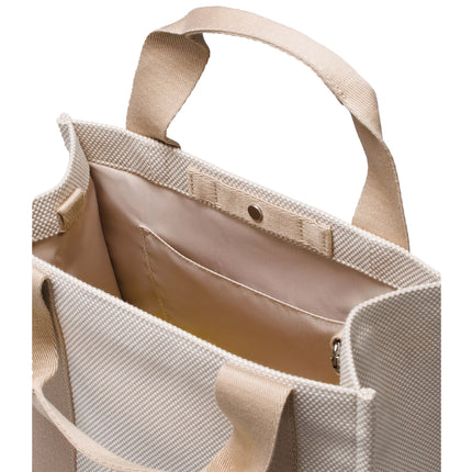 lululemon Unisex Two Tone Canvas Tote Bag Mini 4.5L Mojave Tan/Light Ivory