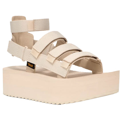 Teva Women's Off-White Flatform Mevia Sandals Birch