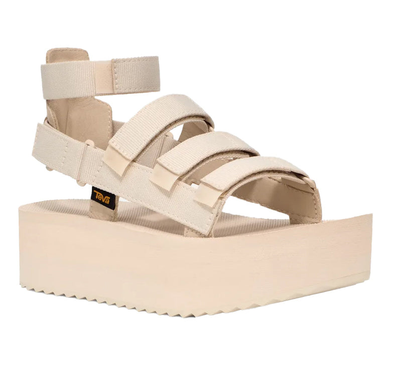 Teva Women's Off-White Flatform Mevia Sandals Birch