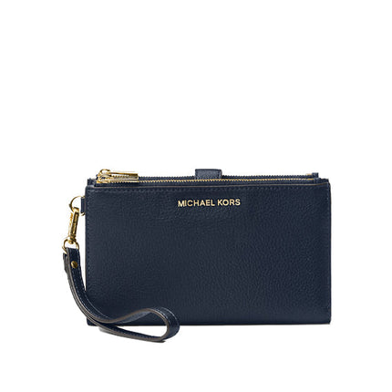 Michael Kors Women's Adele Leather Smartphone Wallet Navy