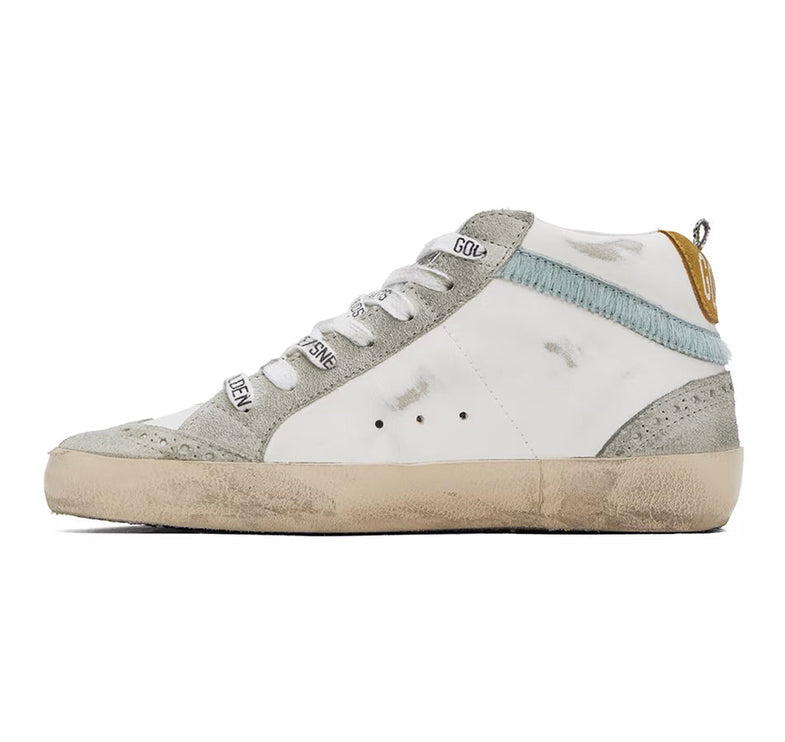 Golden Goose Women's Mid Star Sneakers White