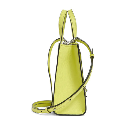 Marc Jacobs Women's Mini Grind Branded Leather Tote Bag Limoncello