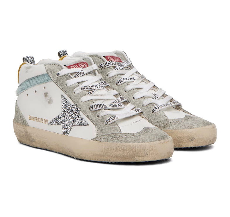 Golden Goose Women's Mid Star Sneakers White