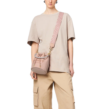 Marc Jacobs The Outline Logo Webbing Strap Camel