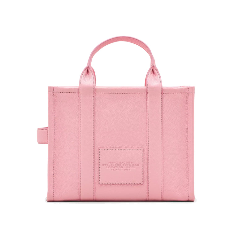 Marc Jacobs Women's The Leather Medium Tote Bag Ribbon Pink