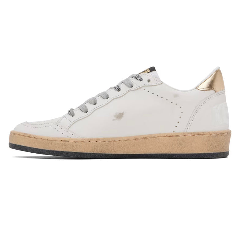 Golden Goose Women's Ball Star Sneakers White/Gold