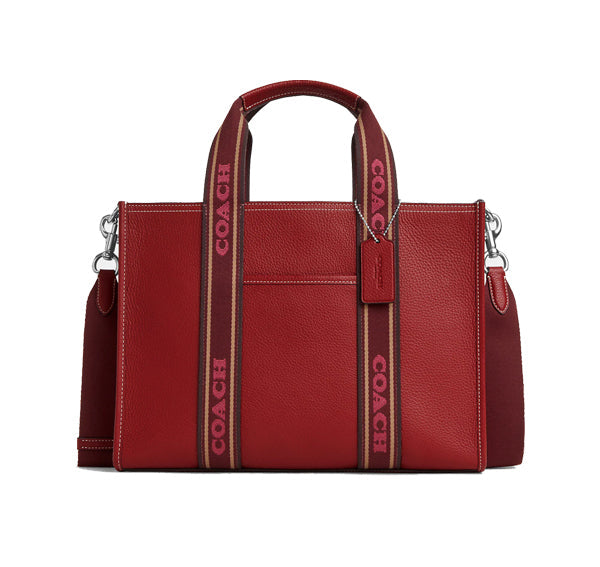 Coach Women's Smith Tote Silver/1941 Red Multi