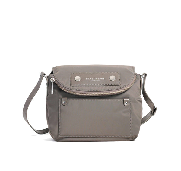 Marc Jacobs Women's Preppy Mini Natasha Crossbody Bag Quartz Grey - Ready to Ship