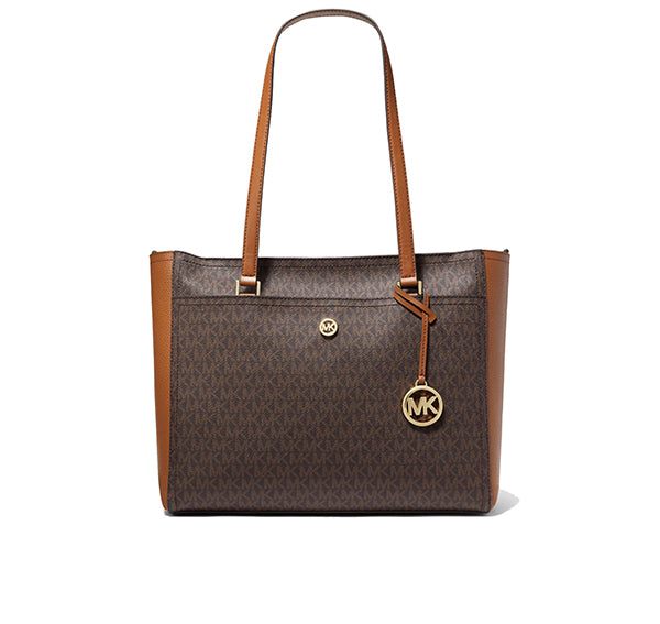 Michael Kors Women's Maisie Large Logo 3-in-1 Tote Bag Brown