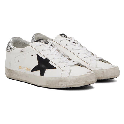 Golden Goose Women's Super Star Sneakers White/Black/Shine