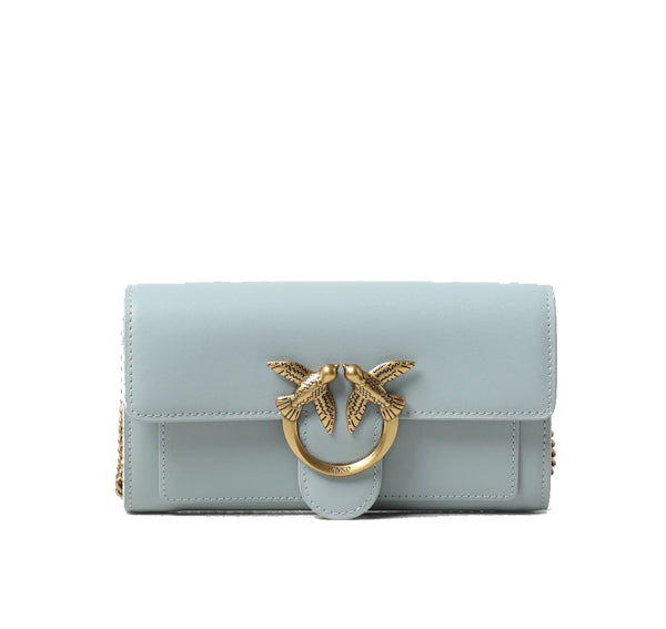 Pinko Women's Love Bag One Wallet Simply Mist Grey