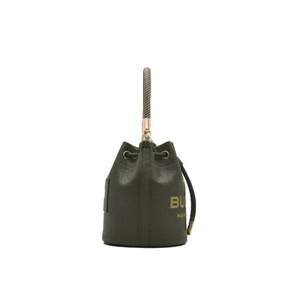 Marc Jacobs Women's The Leather Bucket Bag Forest