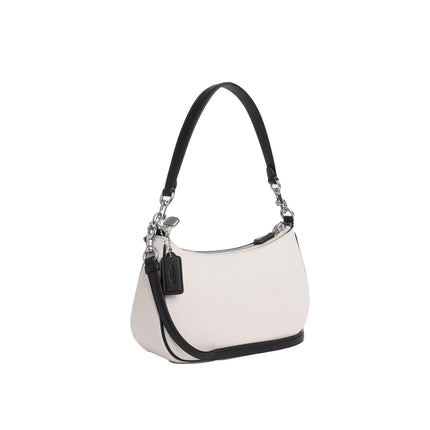 Coach Women's Teri Shoulder Bag Silver/Chalk Black