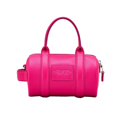 Marc Jacobs Women's The Leather Mini Duffle Bag Hot Pink