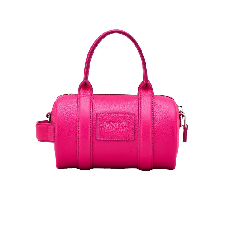 Marc Jacobs Women's The Leather Mini Duffle Bag Hot Pink