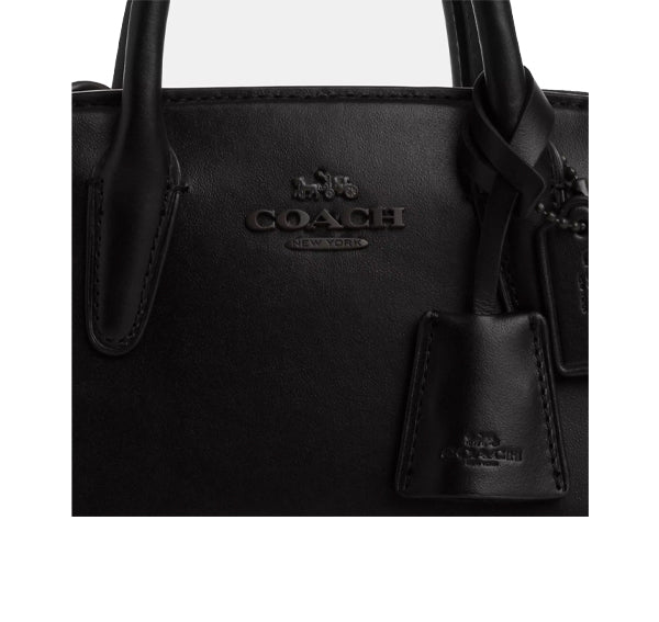 Coach Women's Andrea Mini Carryall Black Copper Black