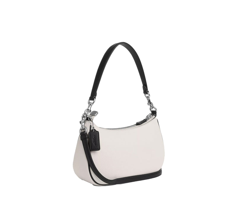 Coach Women's Teri Shoulder Bag Silver/Chalk Black