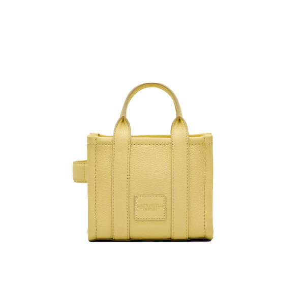 Marc Jacobs Women's The Leather Mini Tote Bag Custard