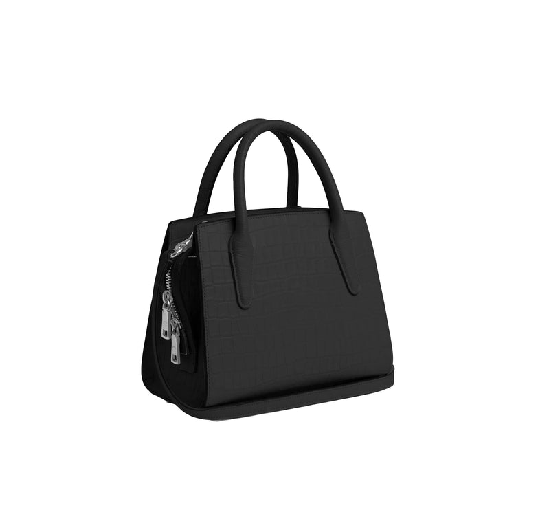 Coach Women's Andrea Carryall Silver/Black