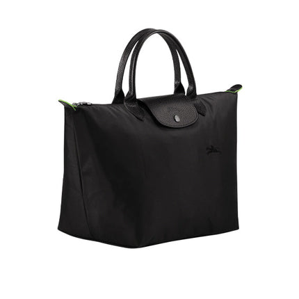 Longchamp Women's Le Pliage Green M Handbag Black