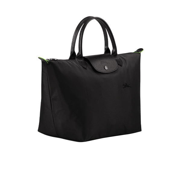 Longchamp Women's Le Pliage Green M Handbag Black