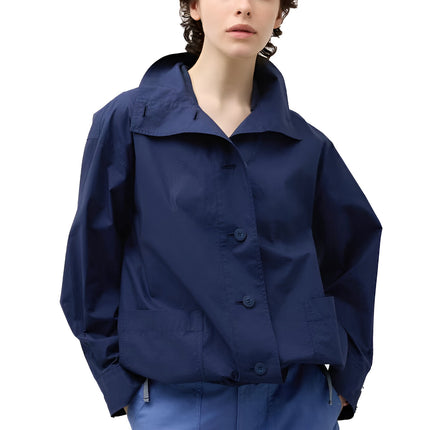 Uniqlo Unisex Light Cotton Oversized Jacket 68 Blue