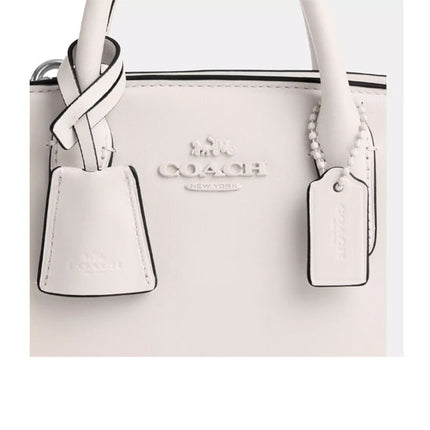 Coach Women's Andrea Mini Carryall  Silver Chalk