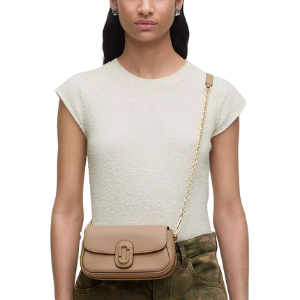 Marc Jacobs Women's The Clover Shoulder Bag Camel