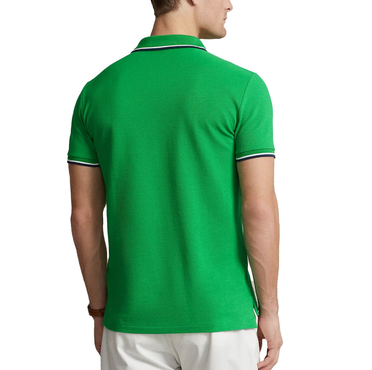 Polo Ralph Lauren Men's Classic Fit Mesh Polo Shirt Preppy Green