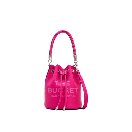 Marc Jacobs Women's The Leather Bucket Bag Hot Pink