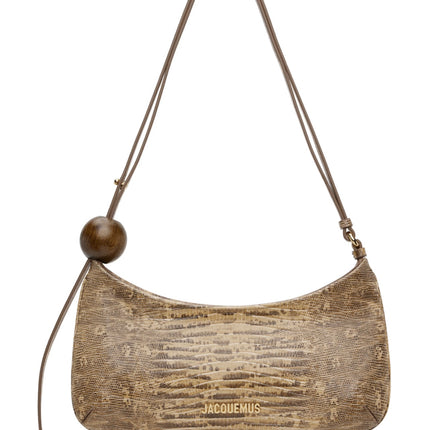 Jacquemus Women's La Croisière The large Bisou Perle Bag Beige