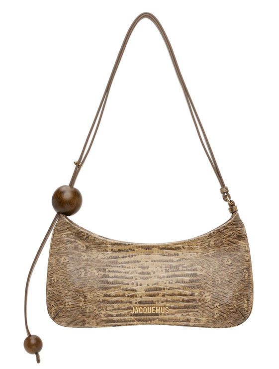 Jacquemus Women's La Croisière The large Bisou Perle Bag Beige