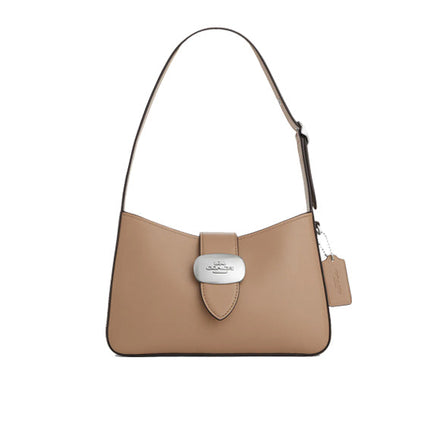 Coach Women's Eliza Shoulder Bag Silver/Taupe