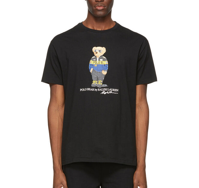 Polo Ralph Lauren Men's Polo Bear Jacket Tee Black