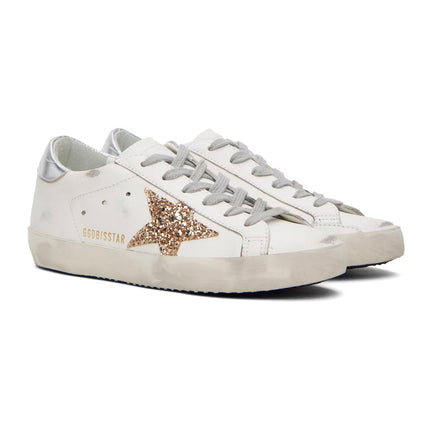 Golden Goose Women's Super Star Sneakers Shine/Gold/Silver