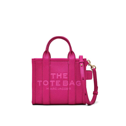 Marc Jacobs Women's The Leather Mini Tote Bag Lipstick Pink