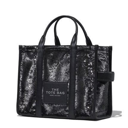 Marc Jacobs Women's The Sequin Medium Tote Bag Black