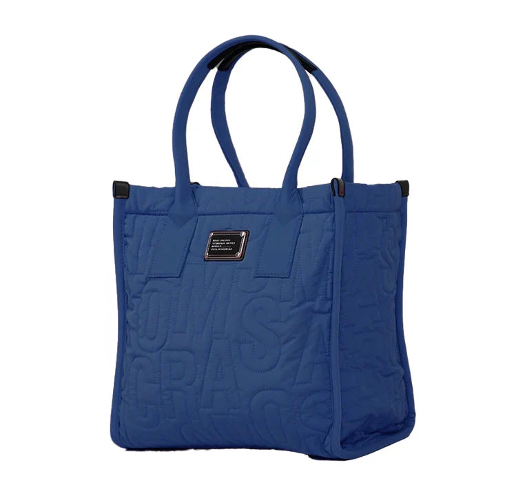 Marc Jacobs Women's Large Quilted Tote Bag Azure Blue