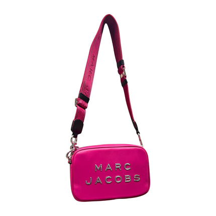 Marc Jacobs Women's Flash Leather Crossbody Bag Lipstick Pink